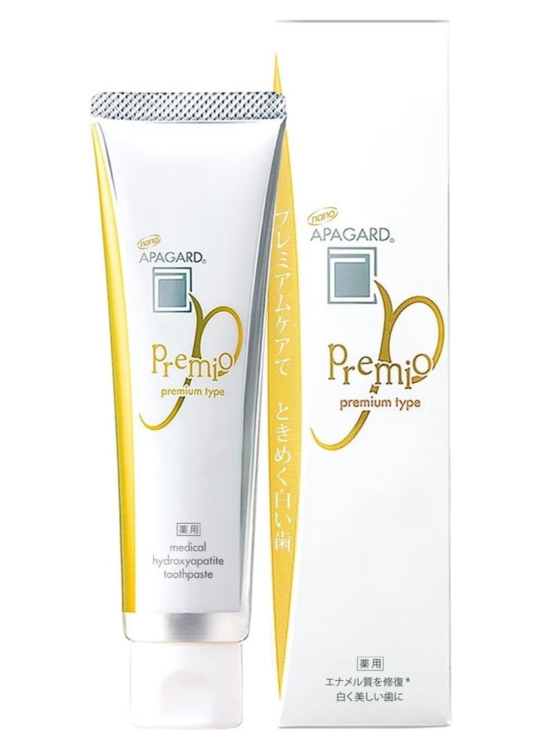 Apagard Premio Toothpaste 100g – Nano-Hydroxyapatite Remineralizing Whitening Toothpaste for Strong Enamel & Cavity Protection - Image 1